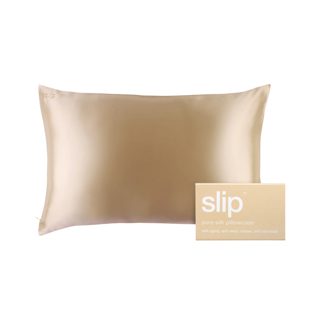 Slip CARAMEL QUEEN ZIPPERED PILLOWCASE image 0