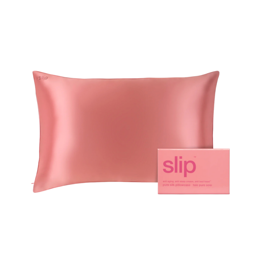 Slip PINK QUEEN ZIPPERED PILLOWCASE image 0
